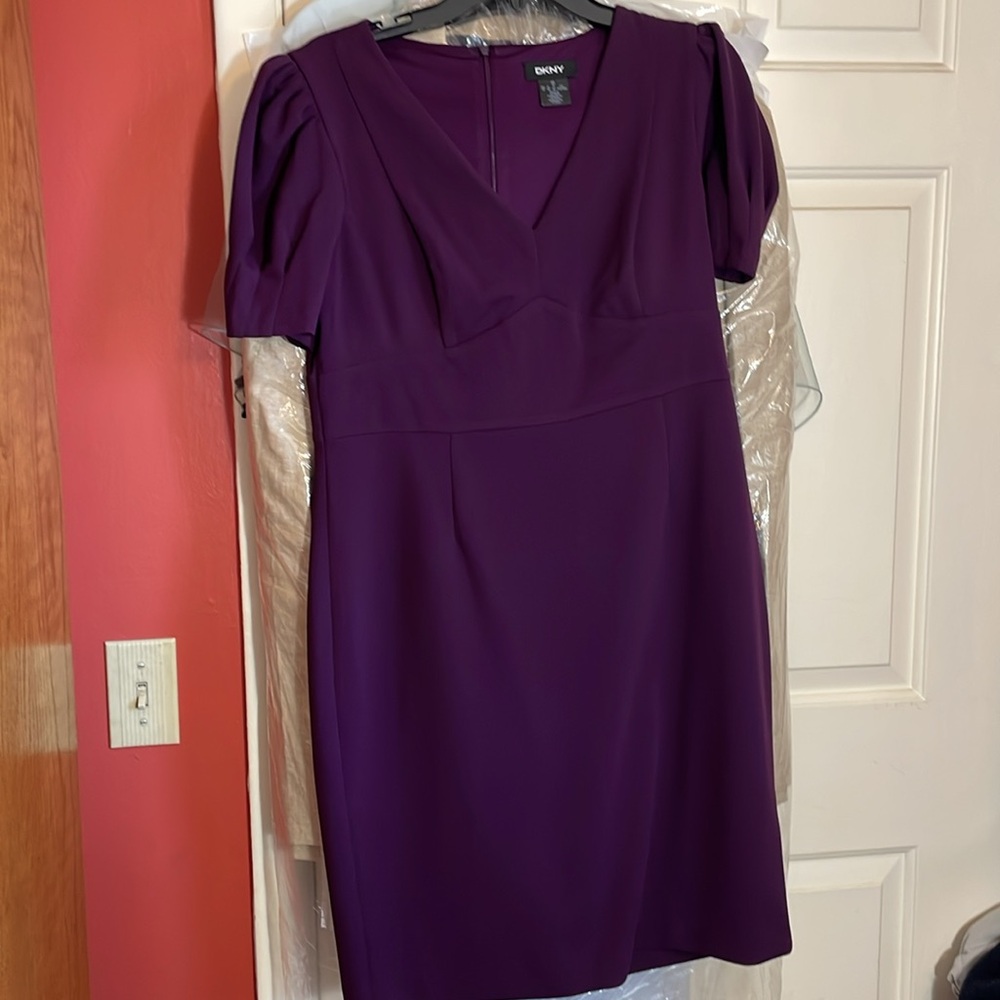 Donna Karan. Beautiful deep
Plum dress.